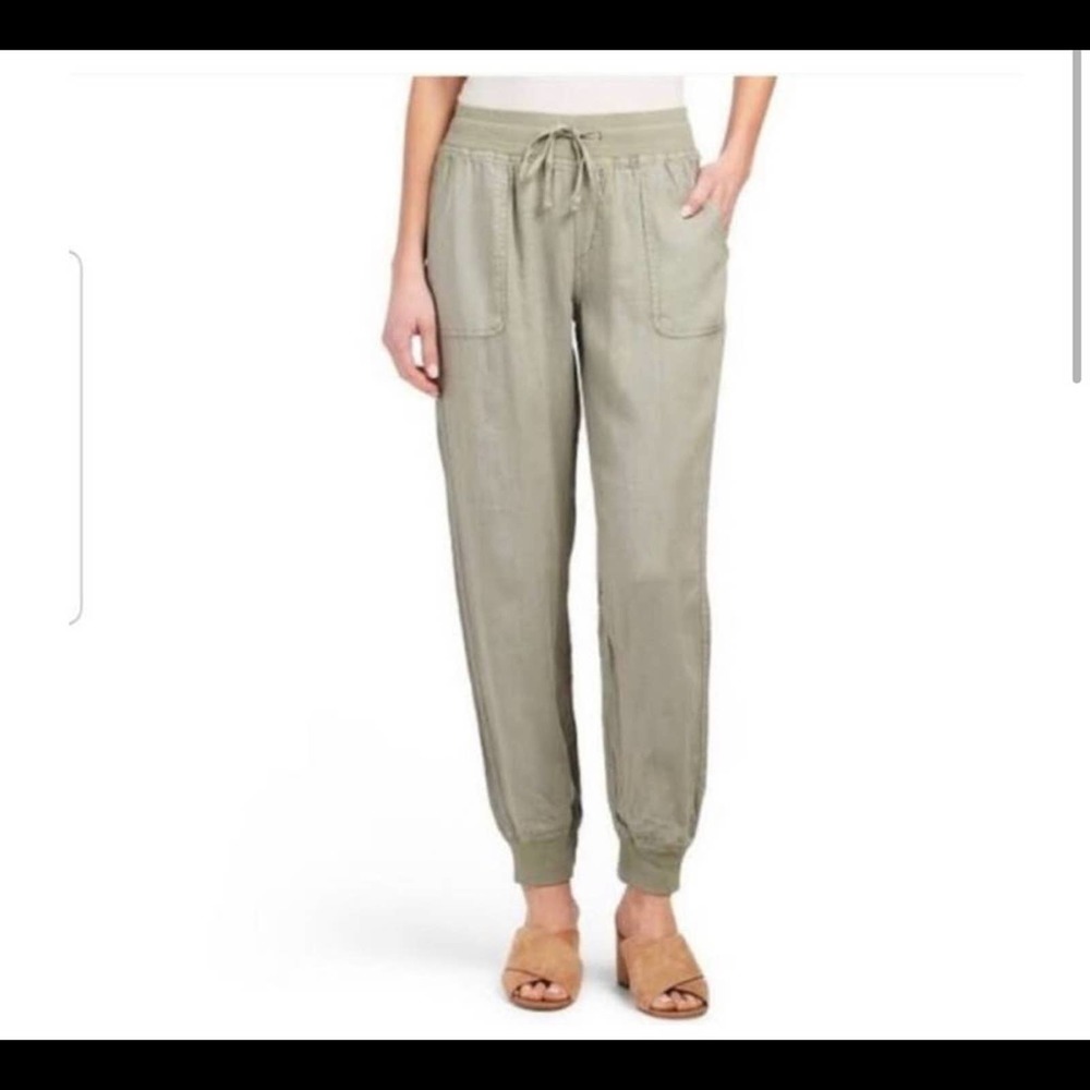 🔥2/$25🔥C&C CALIFORNIA GREEN LINEN JOGGERS🔥